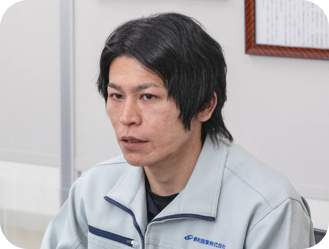 H.Sさんインタビューに答える様子