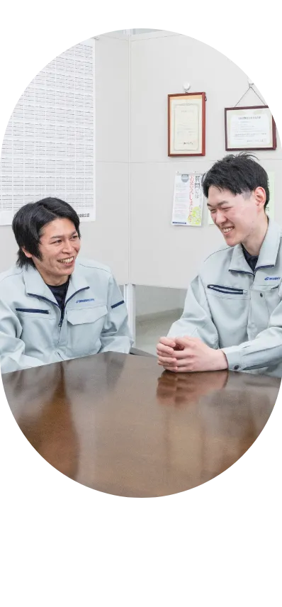 談笑するスタッフ
