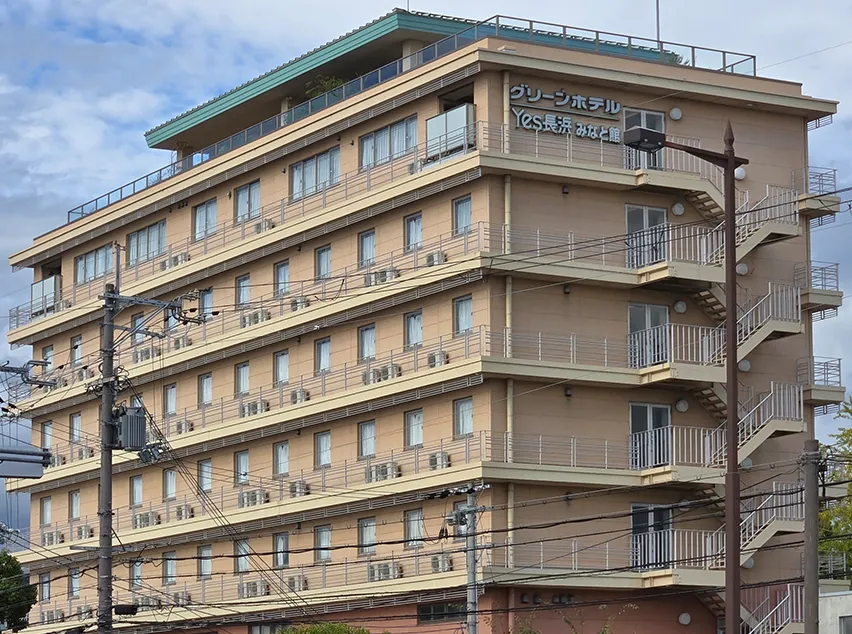 グリーンホテルYes長浜みなと館新築工事の施工事例